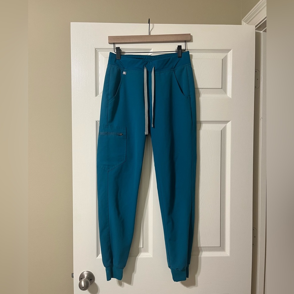 Figs Zamora Jogger Scrub Pants Pacific Blue